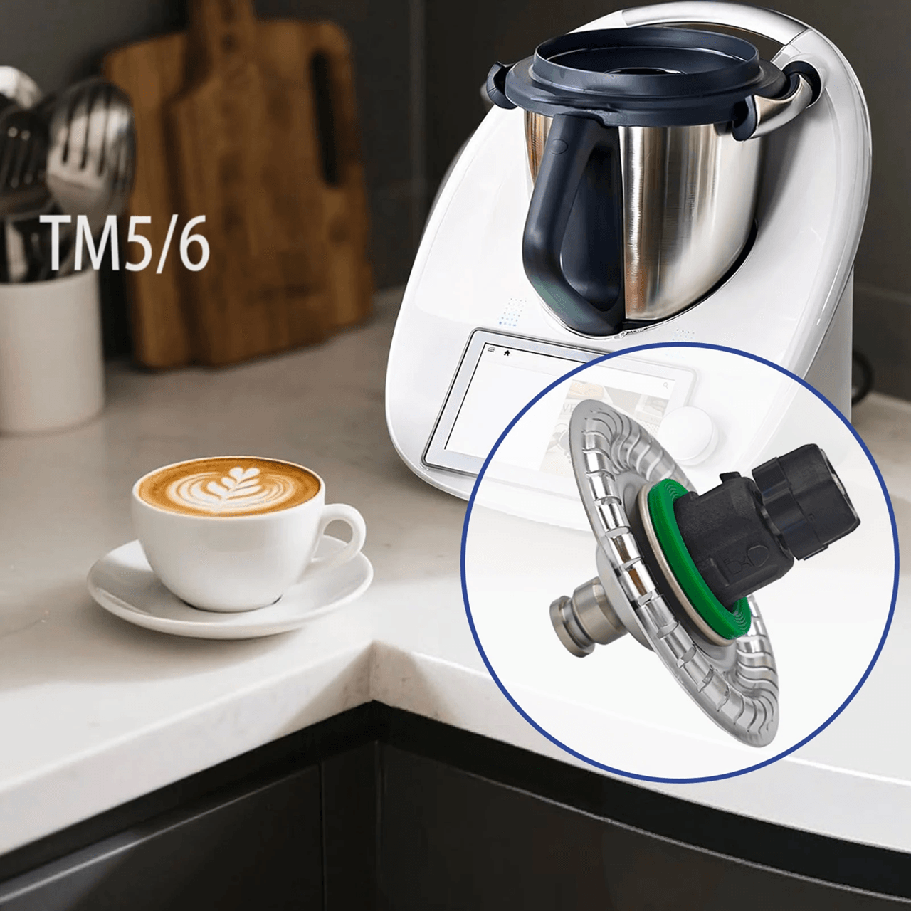 Thermomix Milk Frother Mixer Attachment For TM5 TM6 TM7 3