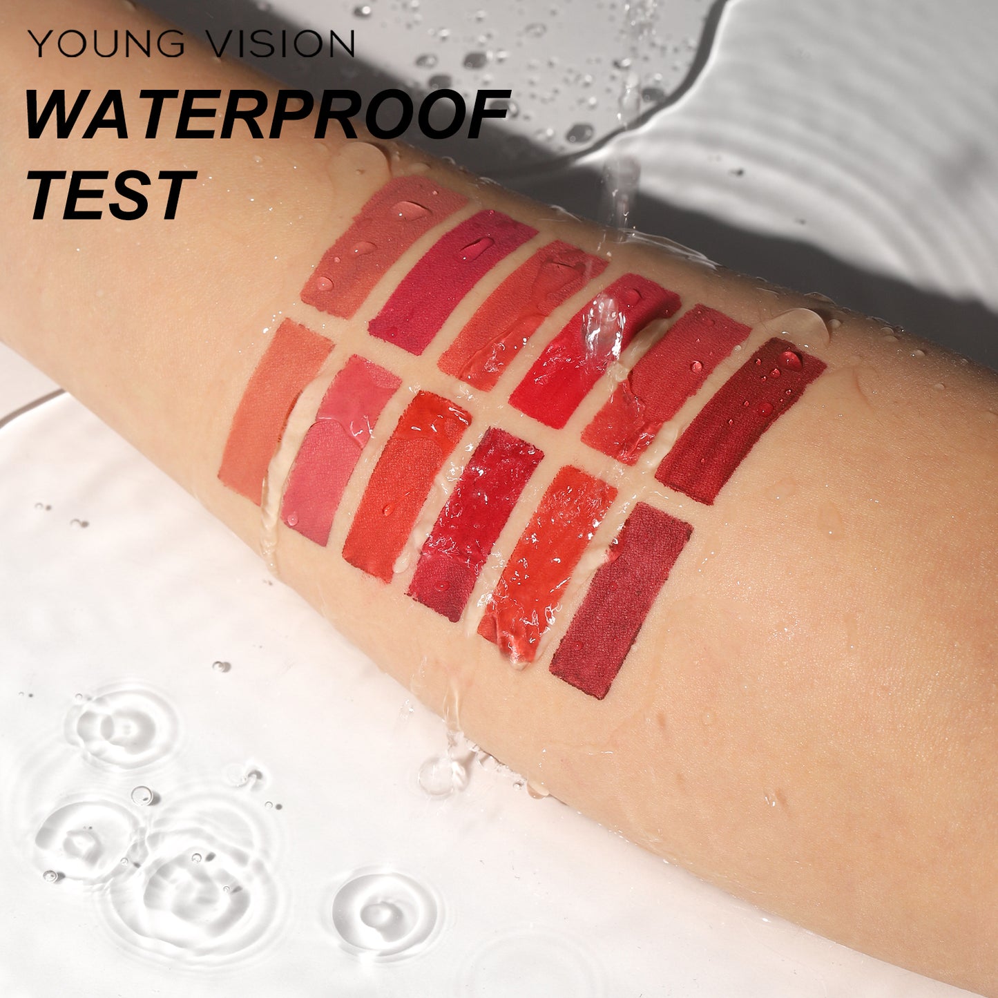 Color Matte Long Lasting Color Lip Liner Set Waterproof, Anti Sweat Non Stick Cup, Rotatable Liner Ultra Smudge Proof