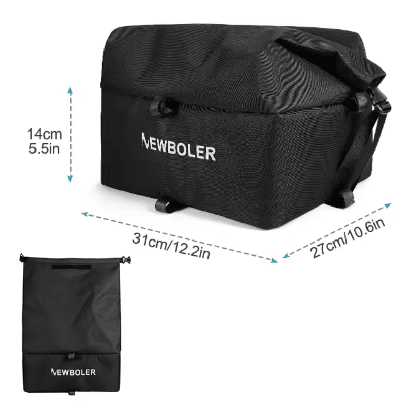 Rear Bike Basket Cargo Rack Bag Large Capacity For E Bike And Outdoor Travel 2