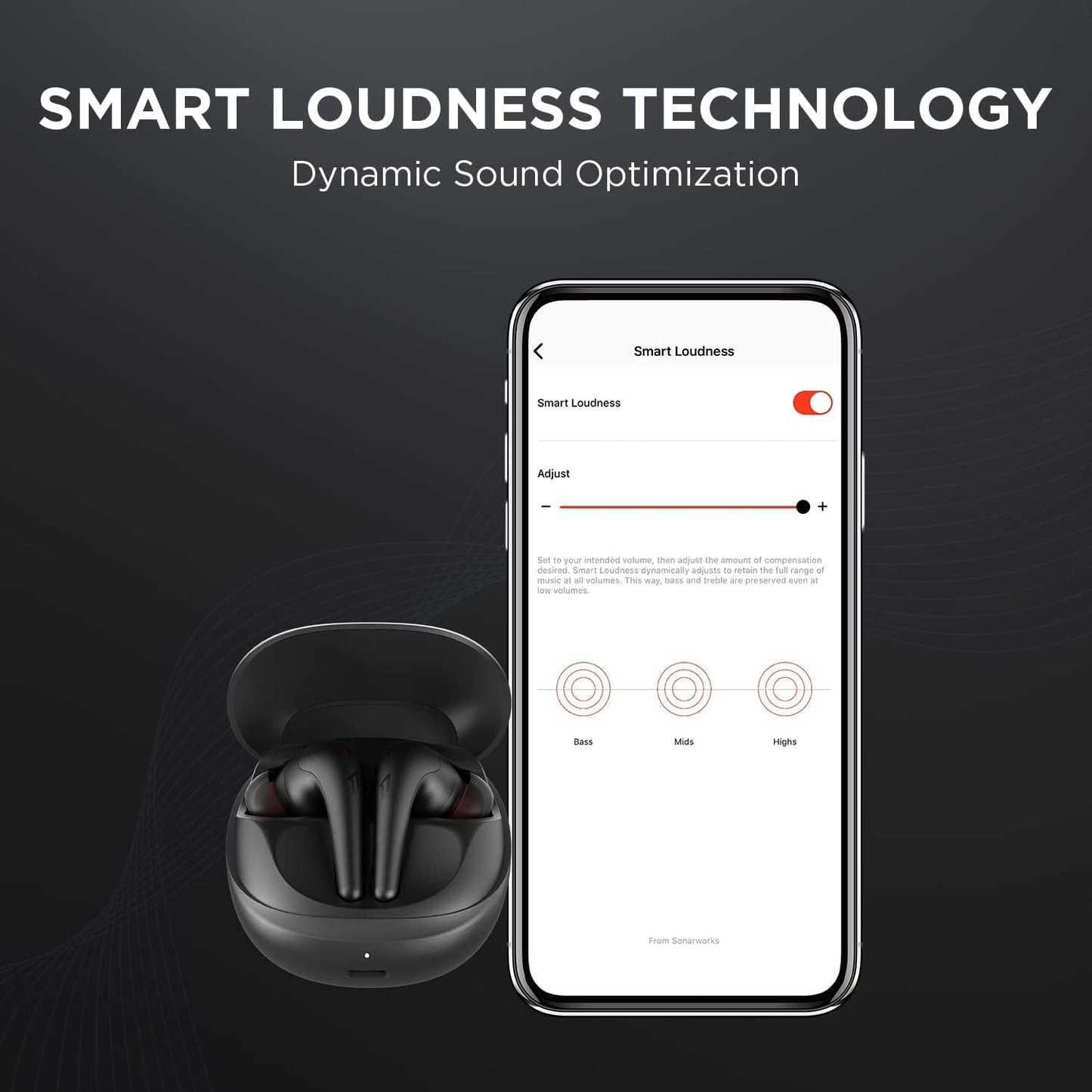 1MORE Aero Ear Buds with ANC, Bluetooth 5.2, Wireless Charging, 28h Battery, Clear Calls, Flash Sale Headset