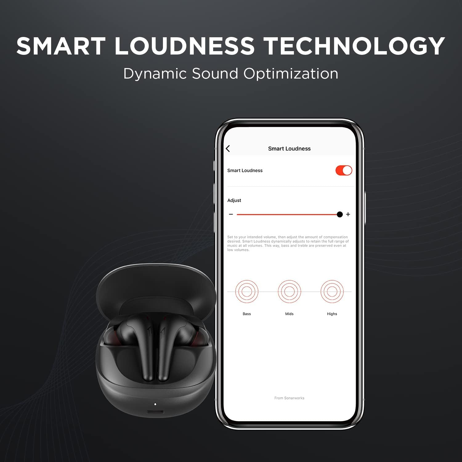 1MORE Aero Ear Buds with ANC, Bluetooth 5.2, Wireless Charging, 28h Battery, Clear Calls, Flash Sale Headset