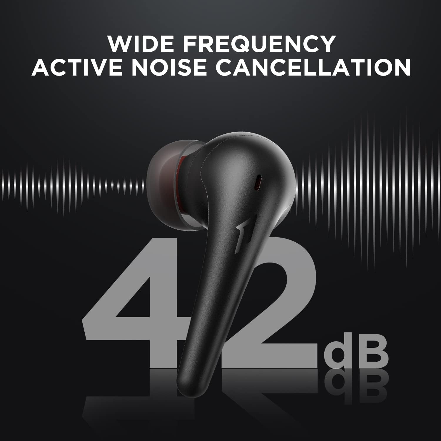 1MORE Aero Ear Buds with ANC, Bluetooth 5.2, Wireless Charging, 28h Battery, Clear Calls, Flash Sale Headset