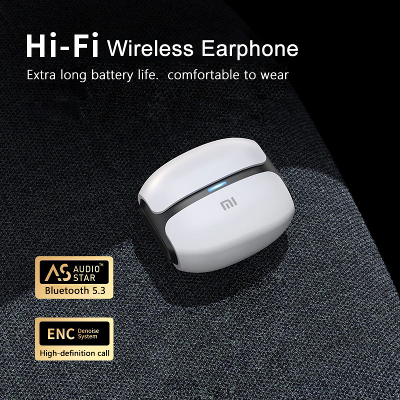 XIAOMI Wireless Earphones TWS 5.3, Bluetooth Stereo Earbuds, Hifi Headphones with HD Microphone for Android iPhone