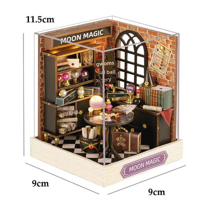 DIY Wooden Mini Dollhouse Kit  3D Puzzle Toy With Furniture For Adults  Kids Room Decor 24