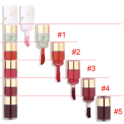 Matte Long-Lasting Waterproof Lipstick, Portable Mini Liquid Lipstick for Easy Carrying