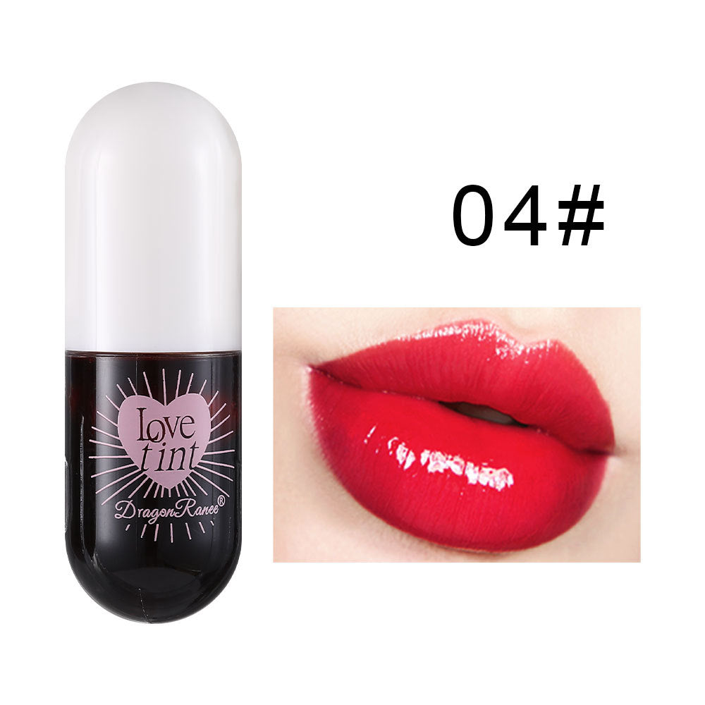 Lip Dye Liquid Lip Glaze, Cute Waterproof Lip Tint, Non-Stick Liquid Lipstick, Long-Lasting Color, Smudge-Proof
