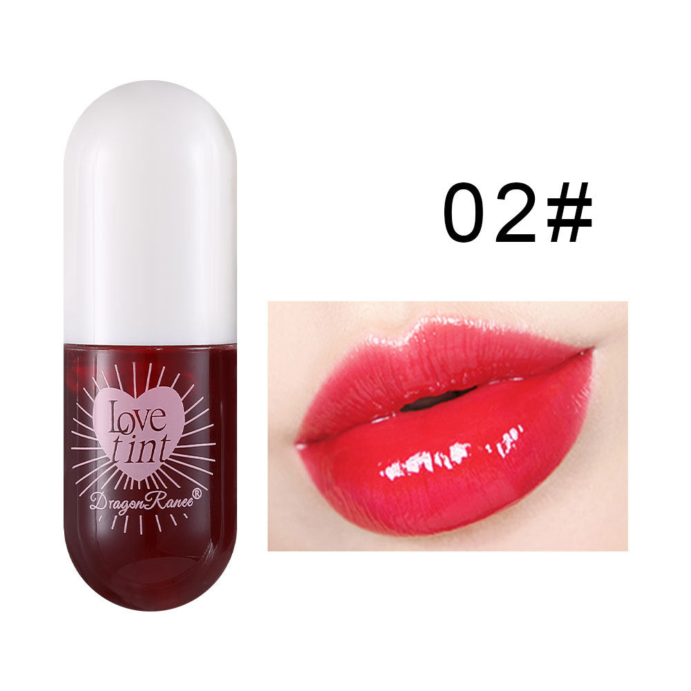 Lip Dye Liquid Lip Glaze, Cute Waterproof Lip Tint, Non-Stick Liquid Lipstick, Long-Lasting Color, Smudge-Proof