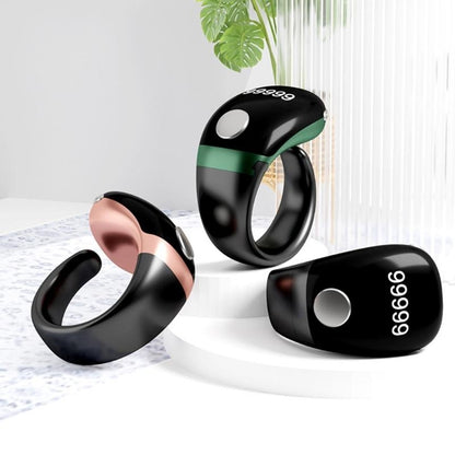 Smart Ring Point Marker Finger Counter, LCD Electronic Tally Counter for Sewing, Mini Stitch Row Counter Knitting Tool