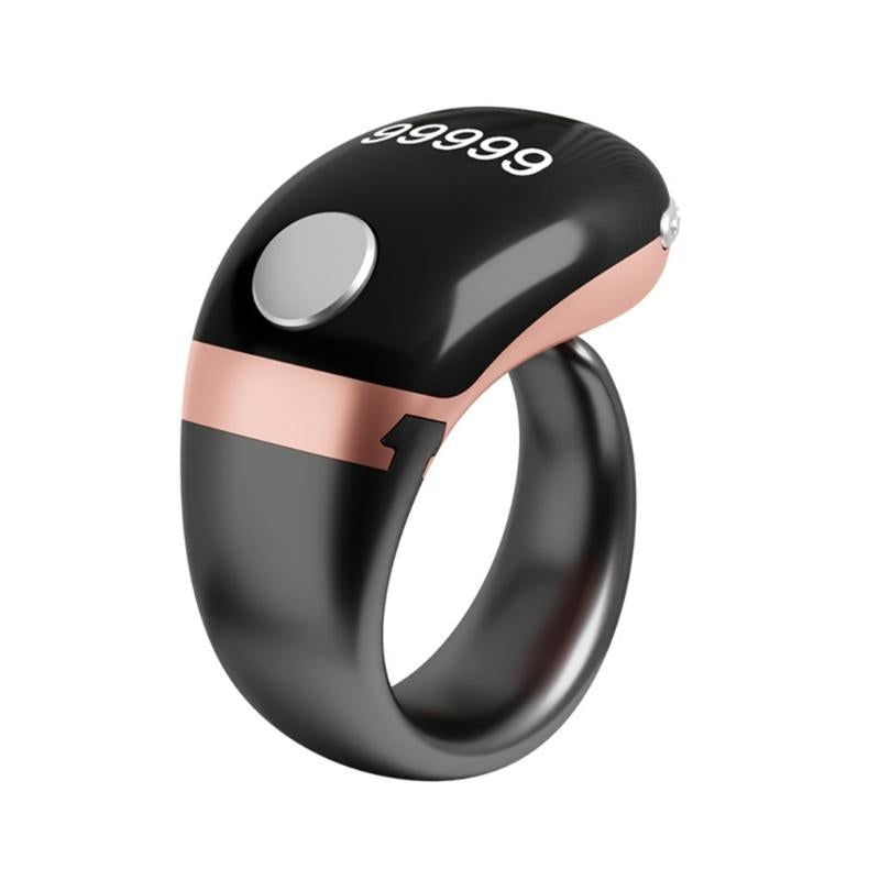 Smart Ring Point Marker Finger Counter, LCD Electronic Tally Counter for Sewing, Mini Stitch Row Counter Knitting Tool