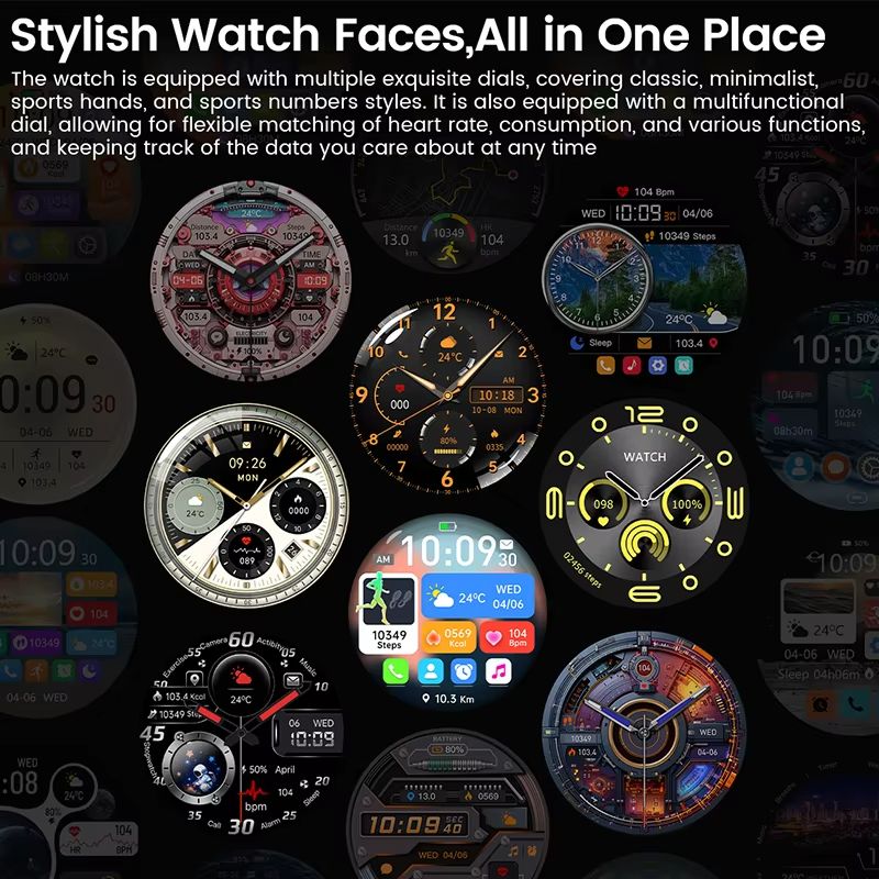 Huawei GT5 Pro Smart Watch For Men  AMOLED Display GPS Bluetooth Calling  Waterproof Fitness Tracke
