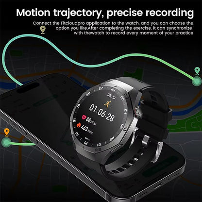Huawei GT5 Pro Smart Watch For Men  AMOLED Display GPS Bluetooth Calling  Waterproof Fitness Tracke