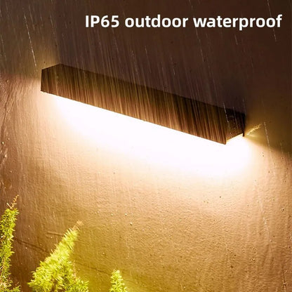 LED Solar Magnetic Wall Light Waterproof Outdoor Night Lights For Garden Patio Yard Dimmable LED Fo 3