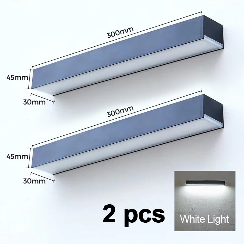 LED Solar Magnetic Wall Light Waterproof Outdoor Night Lights For Garden Patio Yard Dimmable LED Fo 7