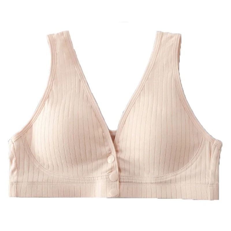 Cotton Nursing Bra For Pregnancy And Breastfeeding Plus Size Bralette With Soft Support 2