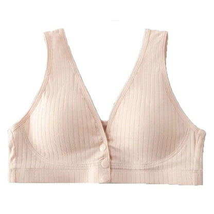 Cotton Nursing Bra For Pregnancy And Breastfeeding Plus Size Bralette With Soft Support 2