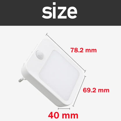 Dimmable Motion Sensor LED Night Lights EU Plug Wireless Cabinet Light For Baby Room Bedside Corrid 5
