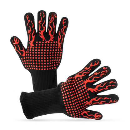 Premium Grill Gloves For High Heat Heat Resistant NonSlip BBQ  Baking Gloves For Safe Cooking  Gril 6