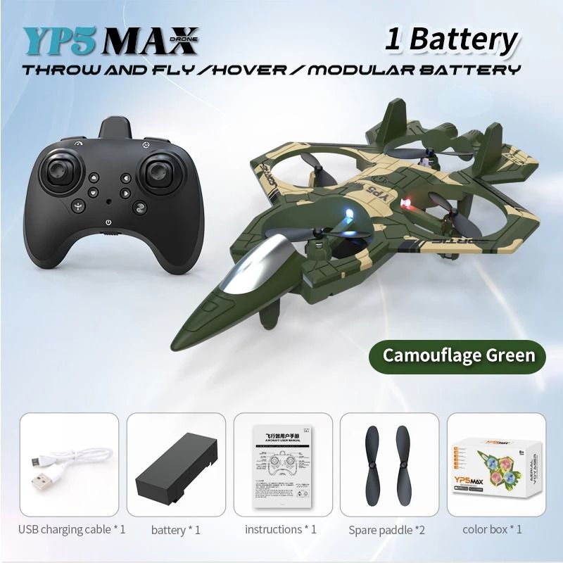 Remote Control Glider Jet Foam Plane With Lights For Outdoor Stunt Flying 9