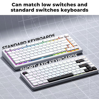 XVX BOW Skyline R2 Low Profile Keycap Set  127Key ShineThrough DoubleShot PBT Keycaps For ANSI Layo 3