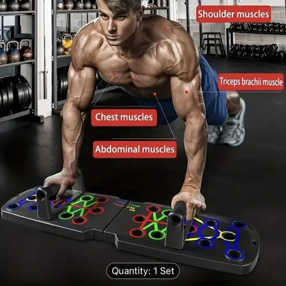 Push Up Board Home Workout System For Chest Core And Upper Body Strength Training 1