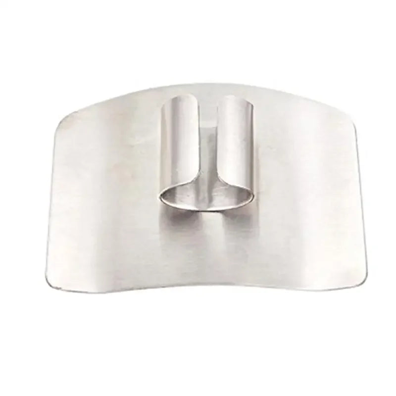 Stainless Steel Finger Protector for Kitchen Knife Cutting, Safe Chop Shield, Cooking Finger Guard, Durable Cut Gadget