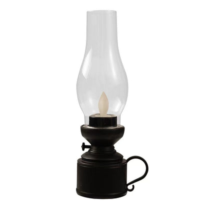 Vintage Lantern Retro Design LED Flameless BatteryOperated Hanging Oil Lamp For Home Holiday Christ 7