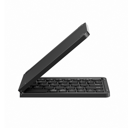 Compact Wireless VEOUT Folding Keyboard Black White Pink Purple, Portable Bluetooth Keyboard for iPhone Android Tablet