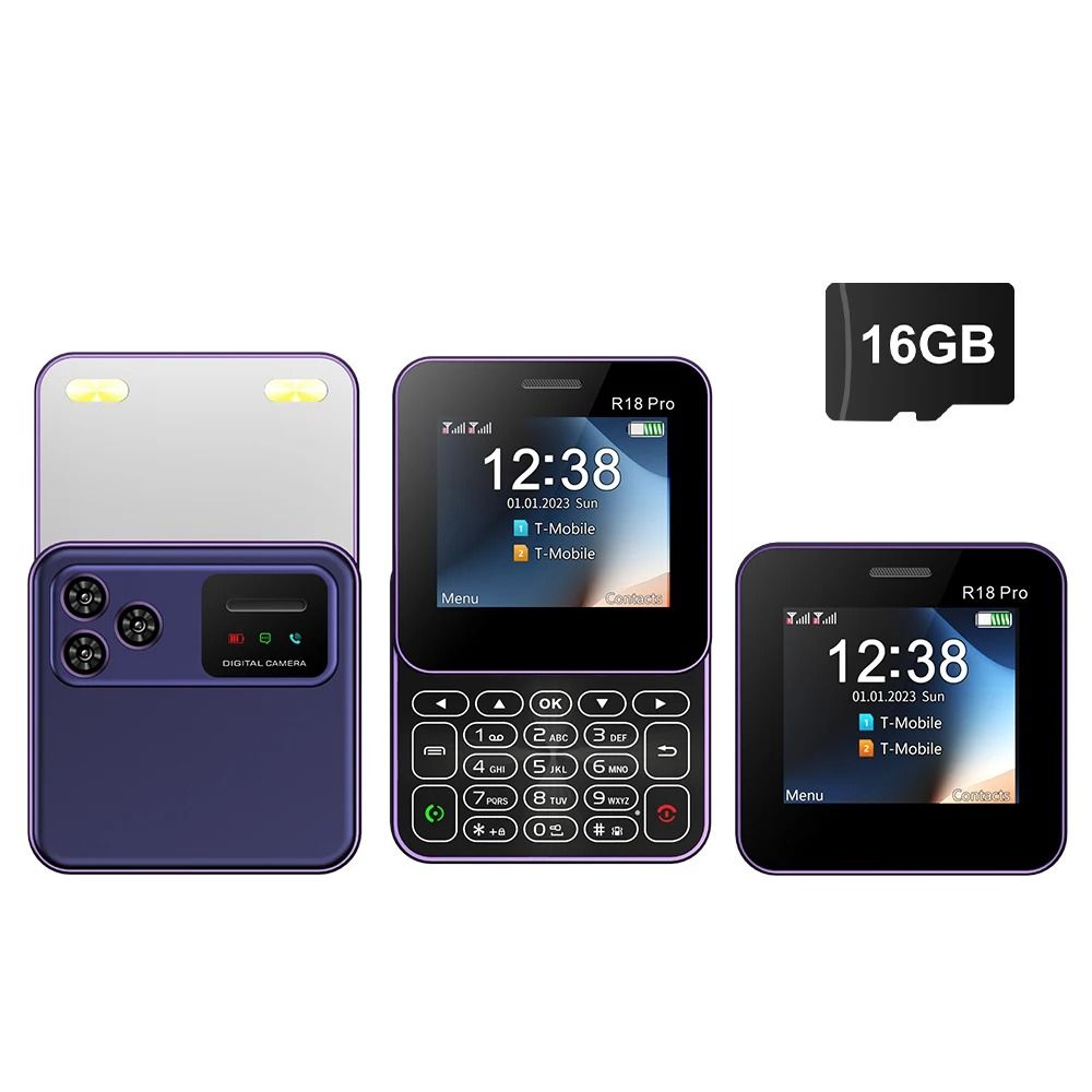 Mini Slider Phone With Rotating Screen Dual SIM Flashlight And Magic Voice Feature 11