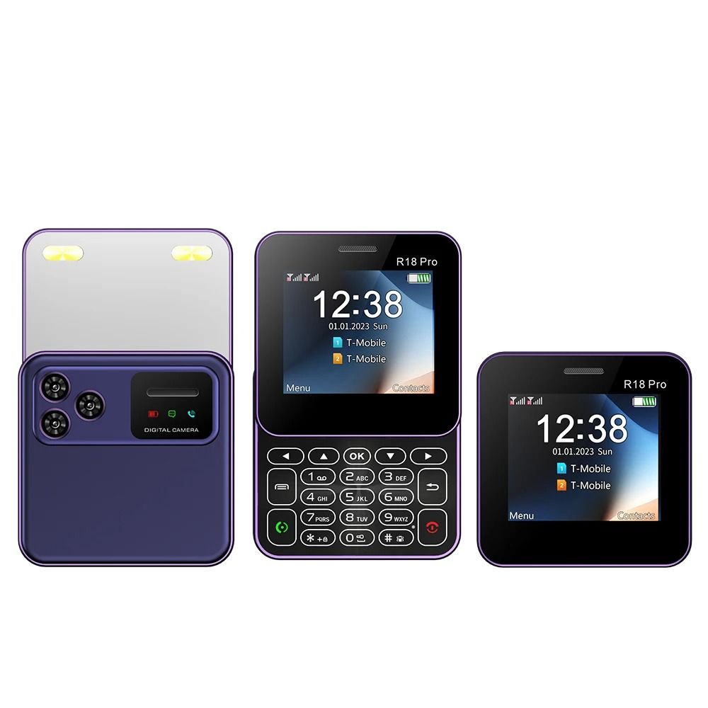 Mini Slider Phone With Rotating Screen Dual SIM Flashlight And Magic Voice Feature 8
