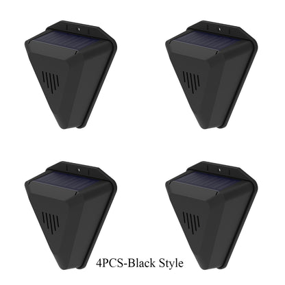 Solar Alarm Lamp Siren Wireless Motion Sensor Outdoor Waterproof 129dB Alarm Light Drive Away Wolf  10