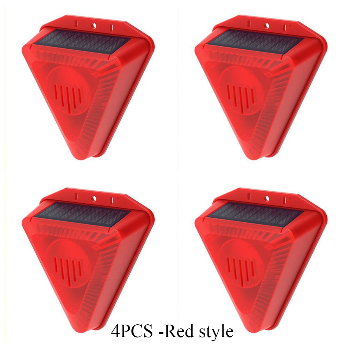 Solar Alarm Lamp Siren Wireless Motion Sensor Outdoor Waterproof 129dB Alarm Light Drive Away Wolf  11