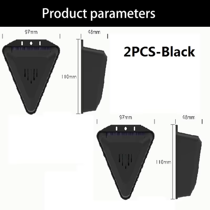 Solar Alarm Lamp Siren Wireless Motion Sensor Outdoor Waterproof 129dB Alarm Light Drive Away Wolf  8
