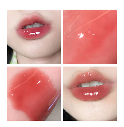 10colors Cartoon Set Waterproof Moisturizing Lip Glaze Set Non-fading Lip Liquid Mirror Lipstick for Lip Gloss