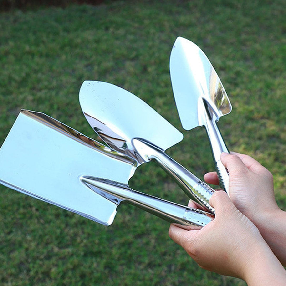 Premium Garden Shovel Planting Tool HeavyDuty Stainless Steel Outdoor Garden Tool Shovel For Succul 1