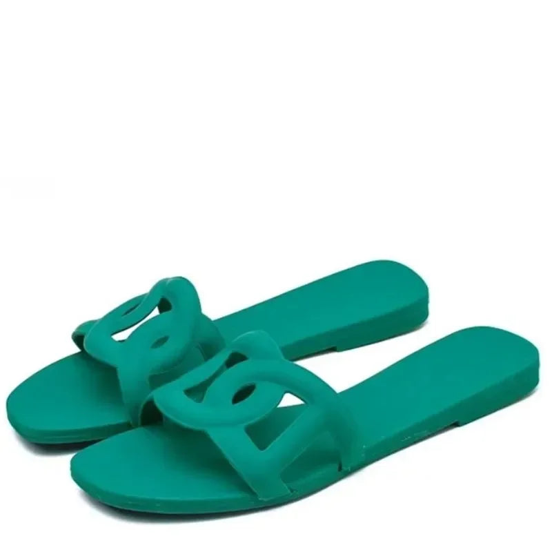 Women Simple Outdoor Indoor Slides Comfortable Beach Footwear With Adjustable Straps For Cool  Sexy 3