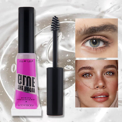 Eyebrow Shaping Gel Transparent Waterproof, Natural Long Lasting Eyebrow Shaping Gel, 3D Eyebrow Gel for Flawless Brows