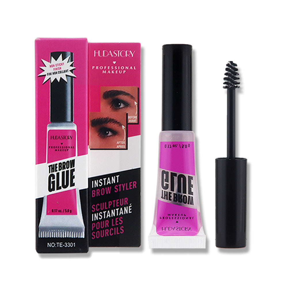 Eyebrow Shaping Gel Transparent Waterproof Natural Long Lasting Eyebrow Shaping Gel 3D Eyebrow Gel  4