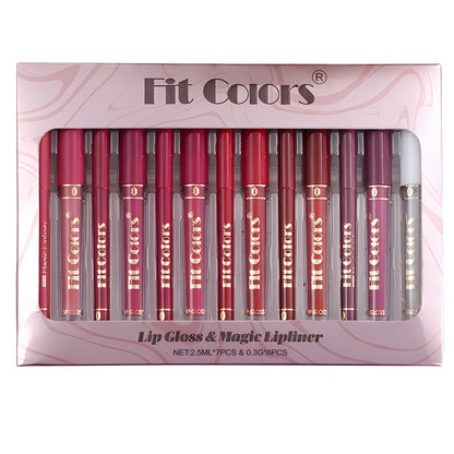 Matte Lip Liner Pencil Case Non Stick Cup Hook Lip Liner Waterproof Lip Pencil Fade Resistant Lip G 4