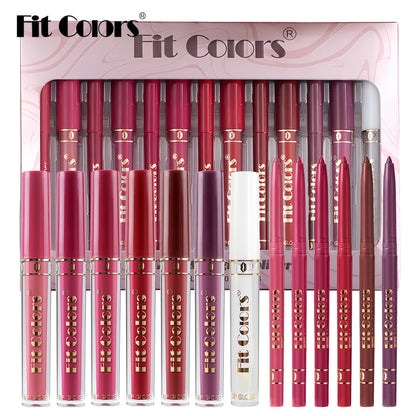 Matte Lip Liner Pencil Case Non Stick Cup Hook Lip Liner Waterproof Lip Pencil Fade Resistant Lip G 5