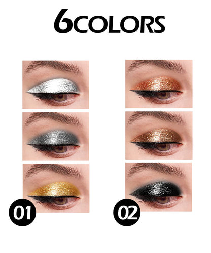Smoky Eye Water Eyeshadow Diamond Liquid Pearl Shimmer Eye Shadow Liquid Lip Dye AllDay Wear Crease 1