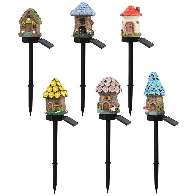 Solar Mushroom Lamp Outdoor Waterproof, Whimsical Atmosphere Decorative Light for Garden, Patio & Landscape Lighting