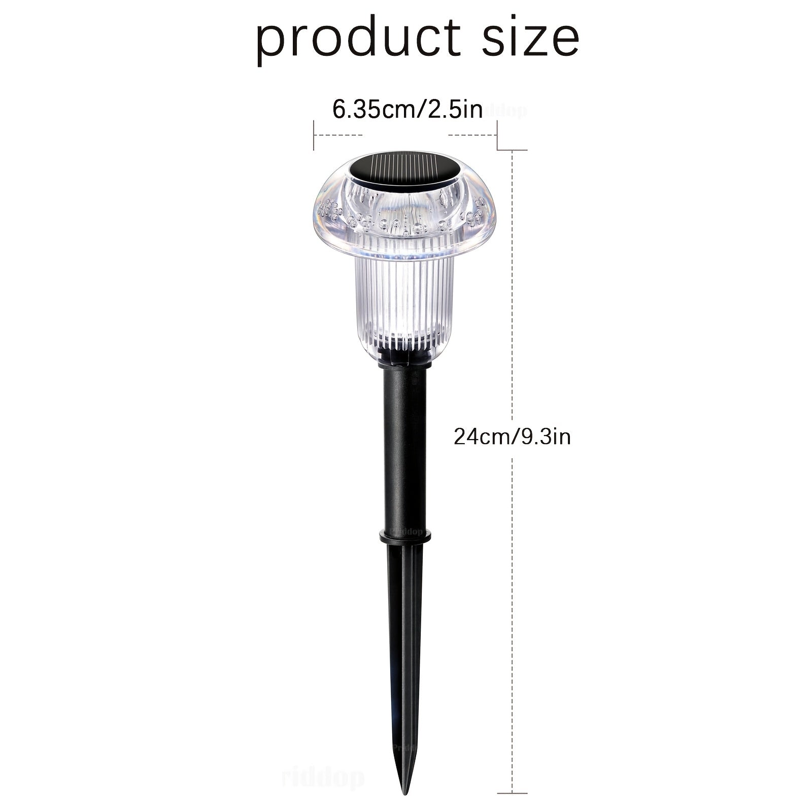Solar Pathway Lights Outdoor Vibrant LED Mushroom Garden Stake Lighting For Walkways Lawns Driveway 4