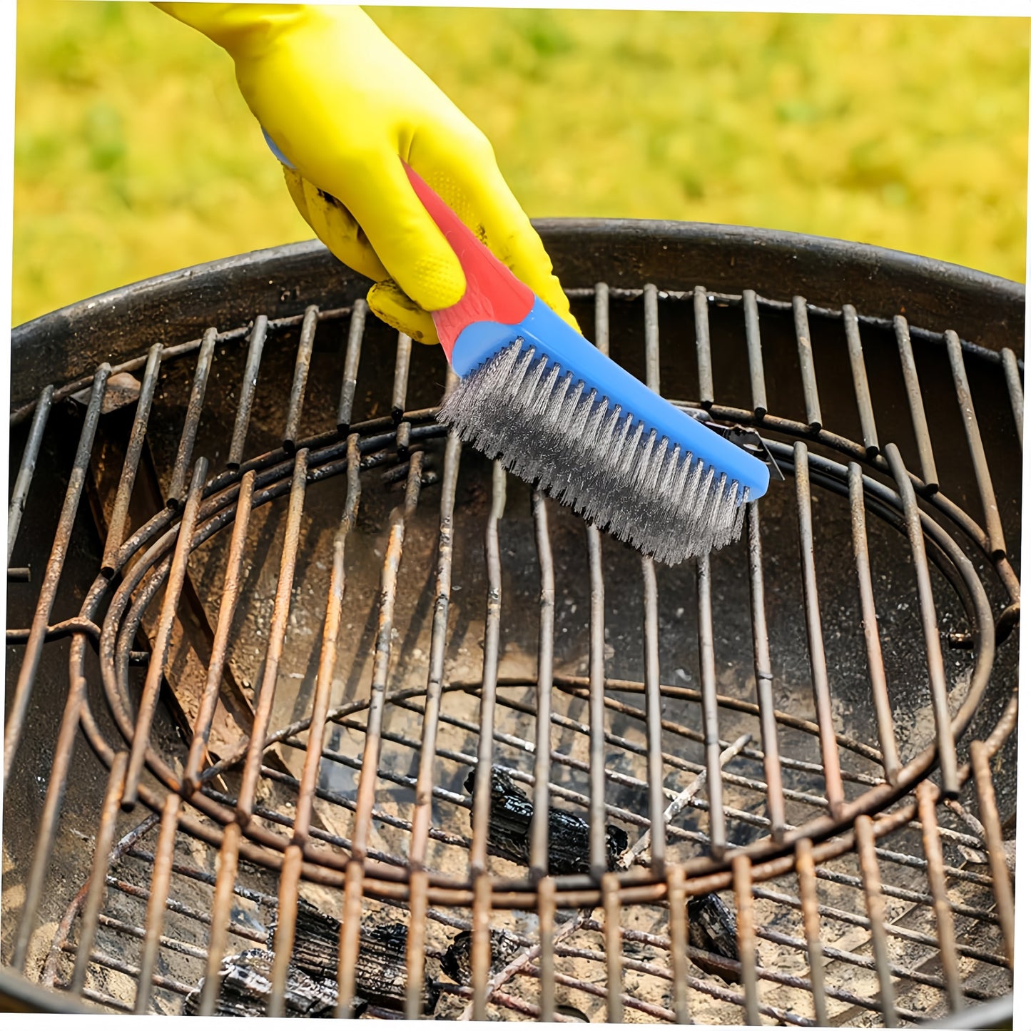 Stainless Steel Wire Brush Heavy Duty Rust Paint  Welding Slag Remover With Ergonomic Plastic Handl 1