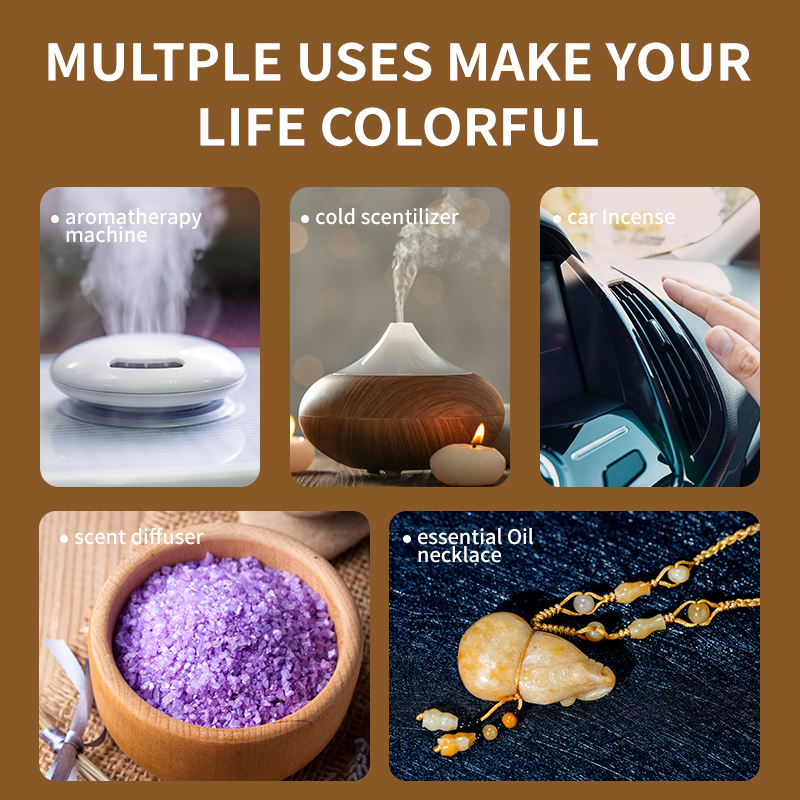 Customizable Aromatherapy Essential Oil Kit, Water-Soluble Fresh Air Deodorant, Fragrance Oil Diffuser for Stress Relief