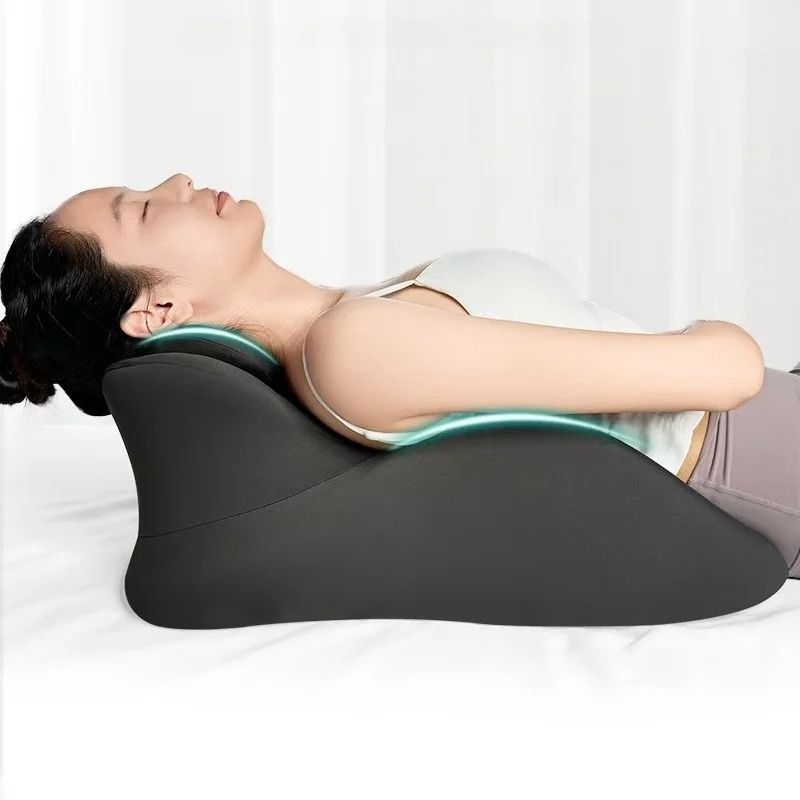 Prone Sleeping Pillow With Memory Foam For Waist And Neck Support 2