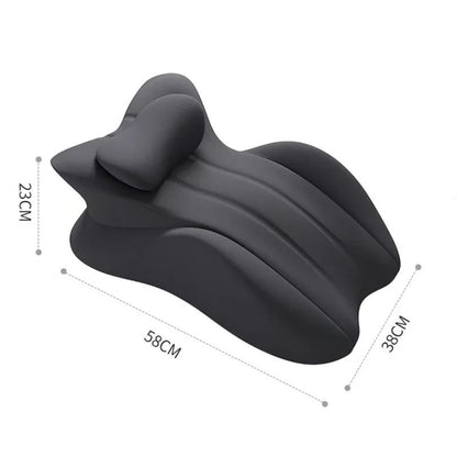 Prone Sleeping Pillow With Memory Foam For Waist And Neck Support 5