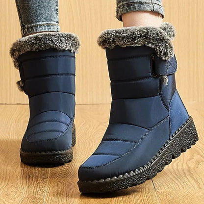Womens Winter Boots With Faux Fur And Waterproof Design 2
