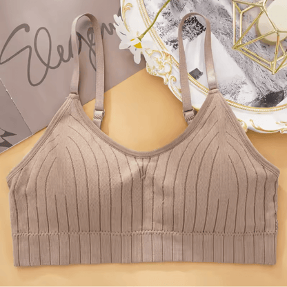 Wireless Seamless Bralette Top With U Back And Padded Comfort 4