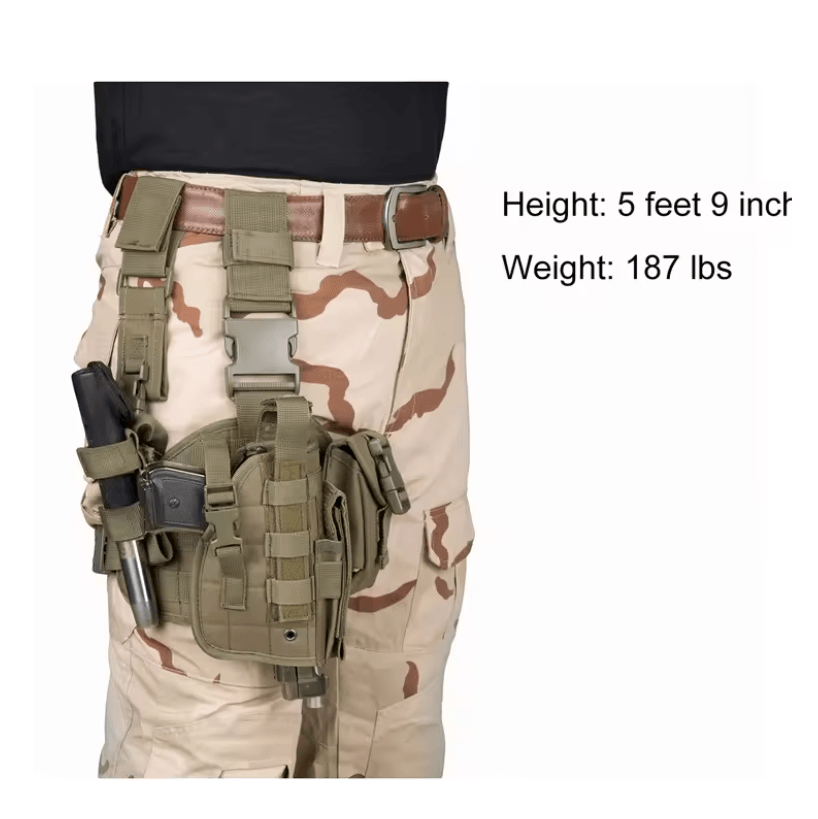 Camouflage Tactical Leg Holster Thigh Bag With Phone Pocket 2