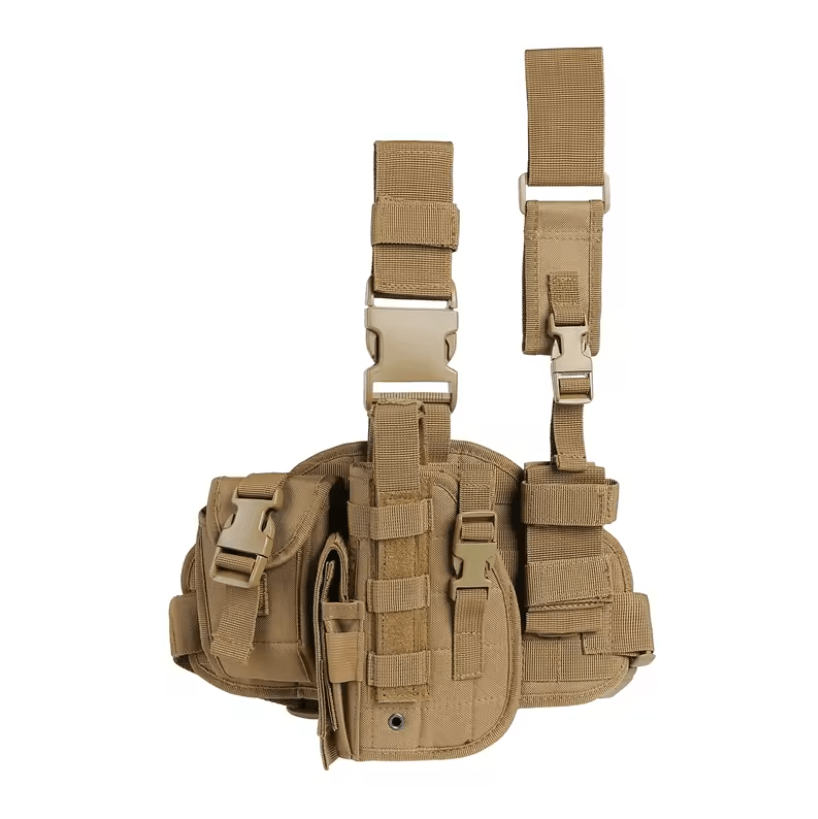 Camouflage Tactical Leg Holster Thigh Bag With Phone Pocket 6